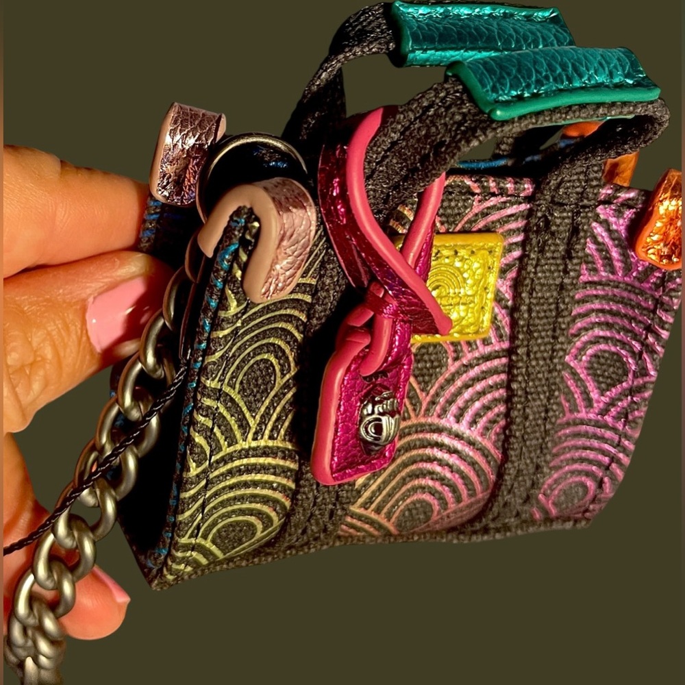 Kurt Geiger MiniBag Keychain/Bag-charm Southbank NEW/tags/box - Picture 12 of 15